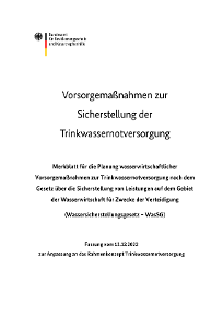 Wassersicherstellung - BBK